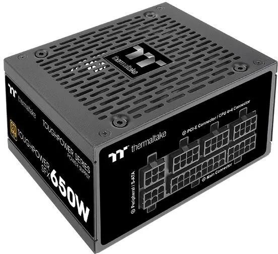 Блок питания Thermaltake Toughpower SFX 650,  650Вт,  90мм,  черный, retail [ps-stp-0650fnfage-1]